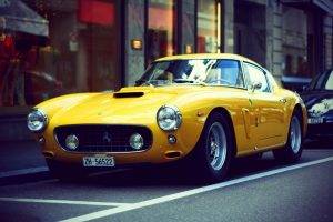 Classic Yellow Ferrari Cars
