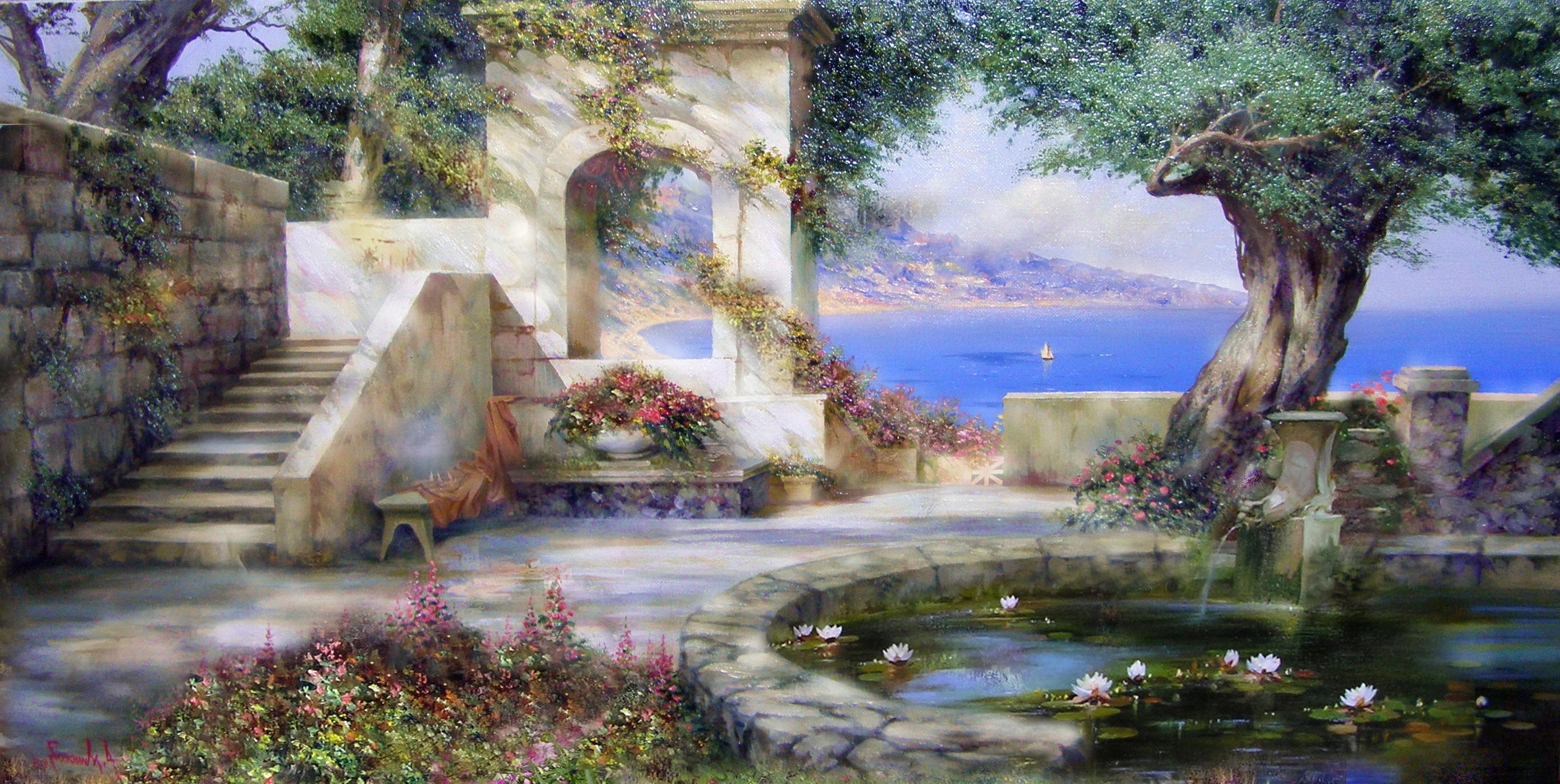 Mystic Heaven Garden Wallpapers HD / Desktop and Mobile Backgrounds