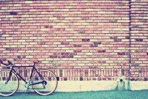 Retro Bike On Wall