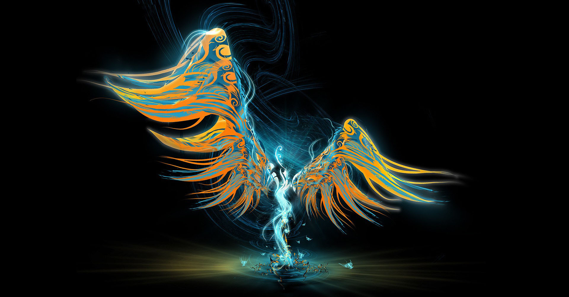 Abstract Wings Wallpaper