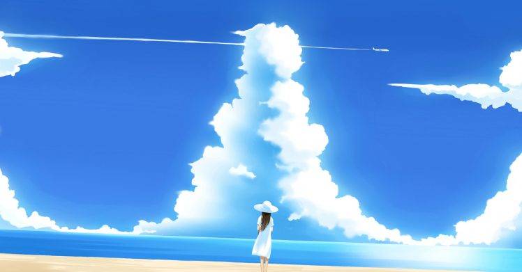 Alone Girl On Summer HD Wallpaper Desktop Background