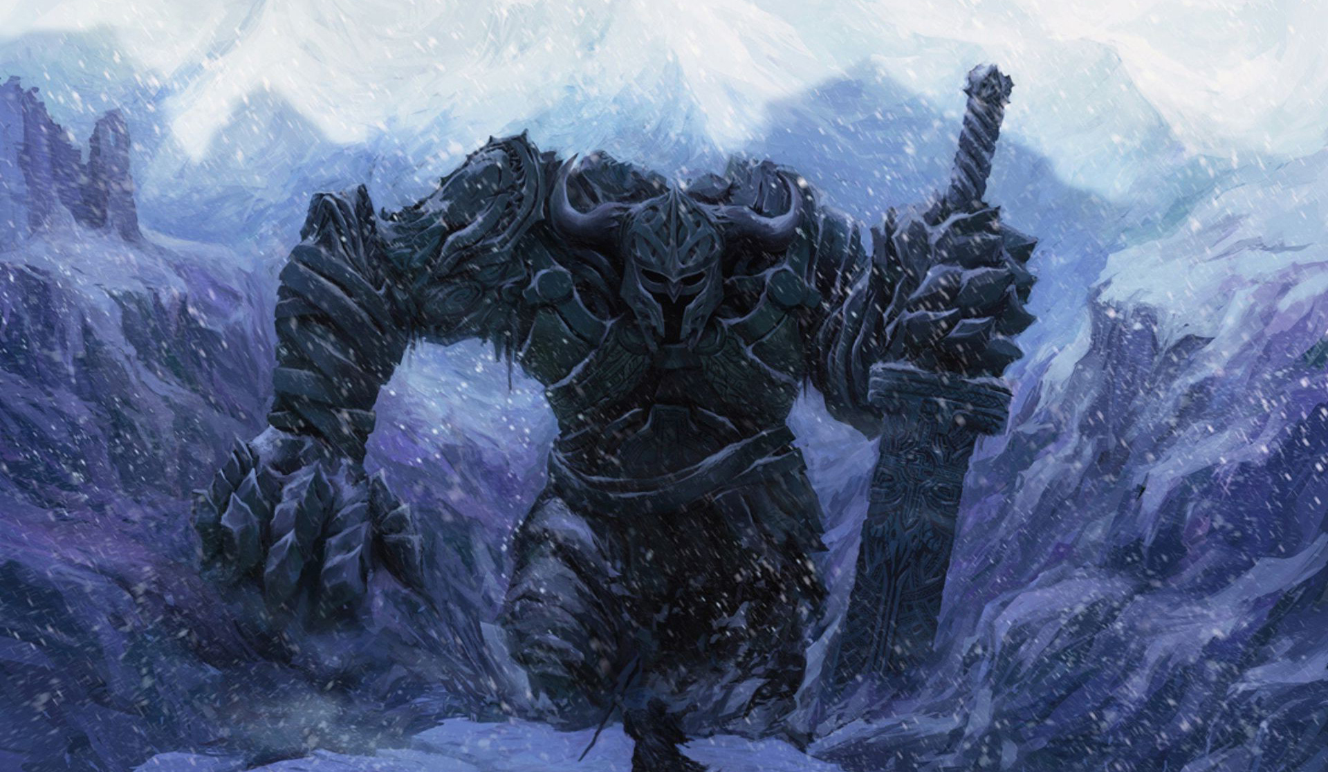 Giant Fantasy Art Armor Wizards Wallpaper