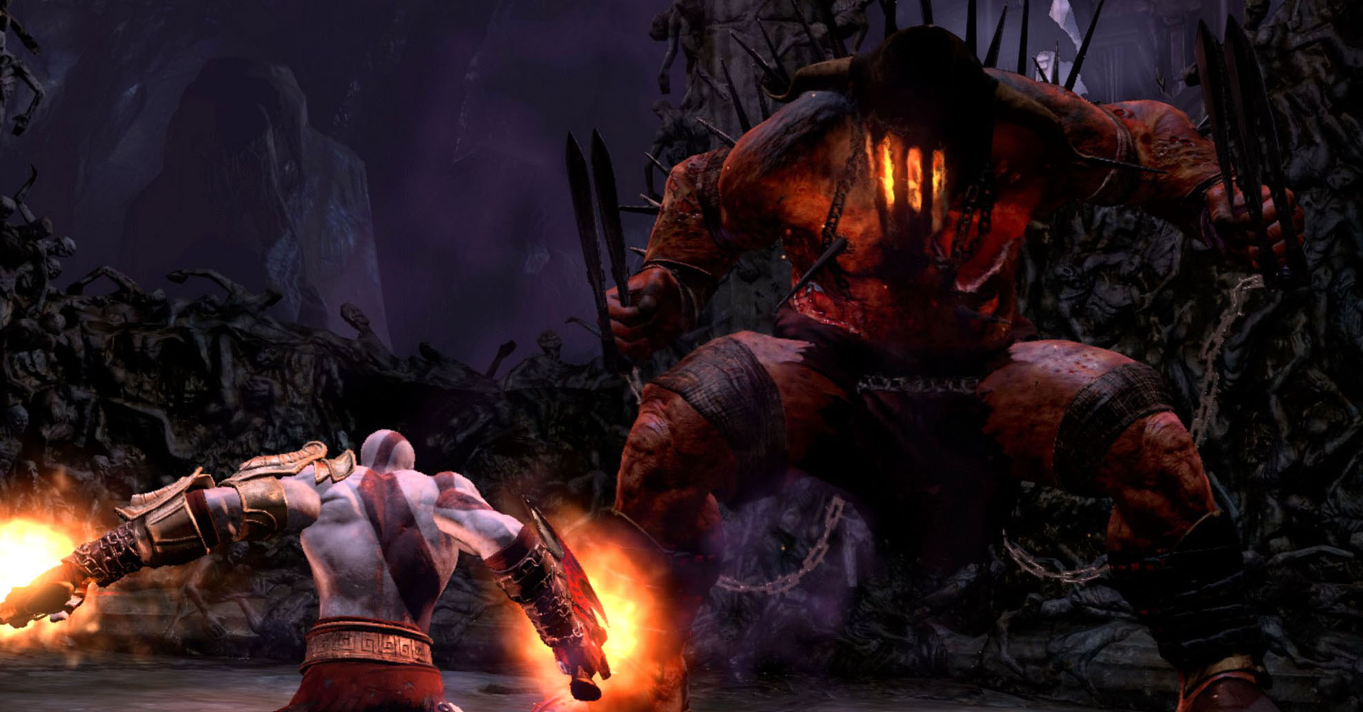 God Of War Two Hıge Characters Wallpaper