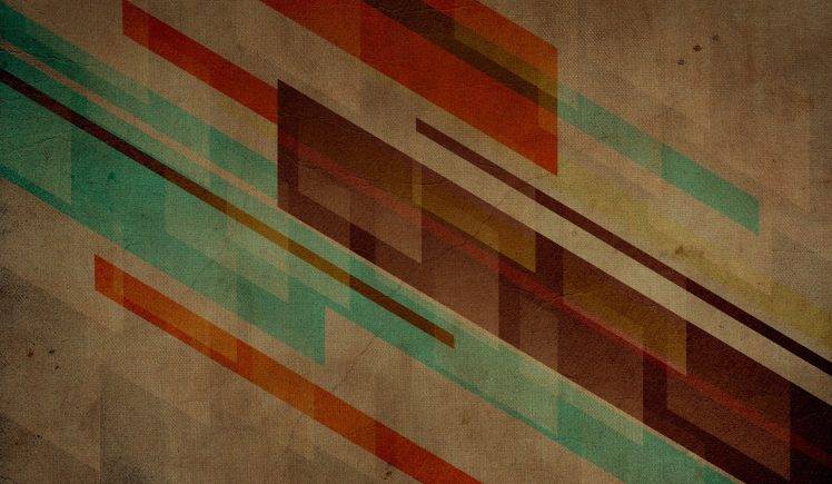 Multicolo Retro Style Artwork HD Wallpaper Desktop Background