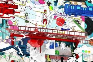 Multicolor Anime Artwork