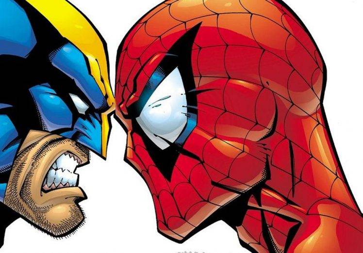 Spider-man Vs Wolverine Marvel Comics HD Wallpaper Desktop Background