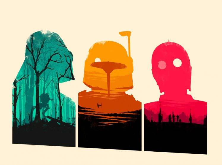 Three Colors Of Star Wars HD Wallpaper Desktop Background