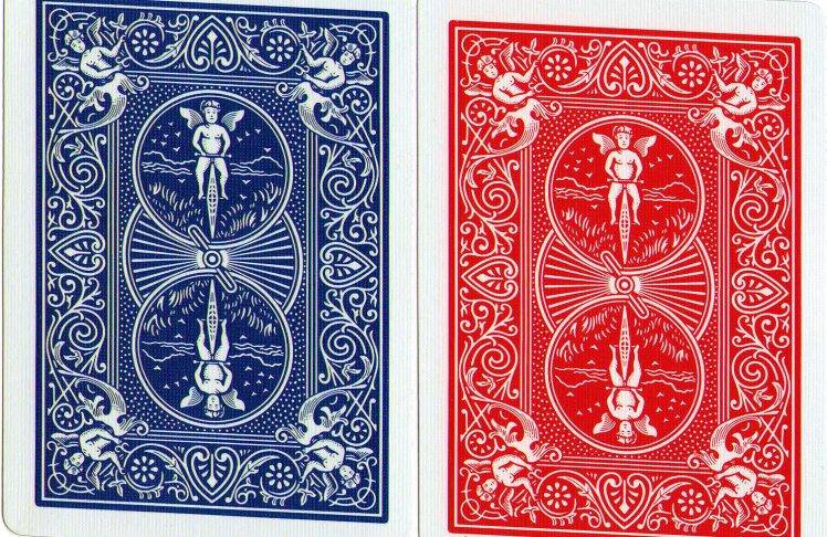 Two Color Play Cards HD Wallpaper Desktop Background