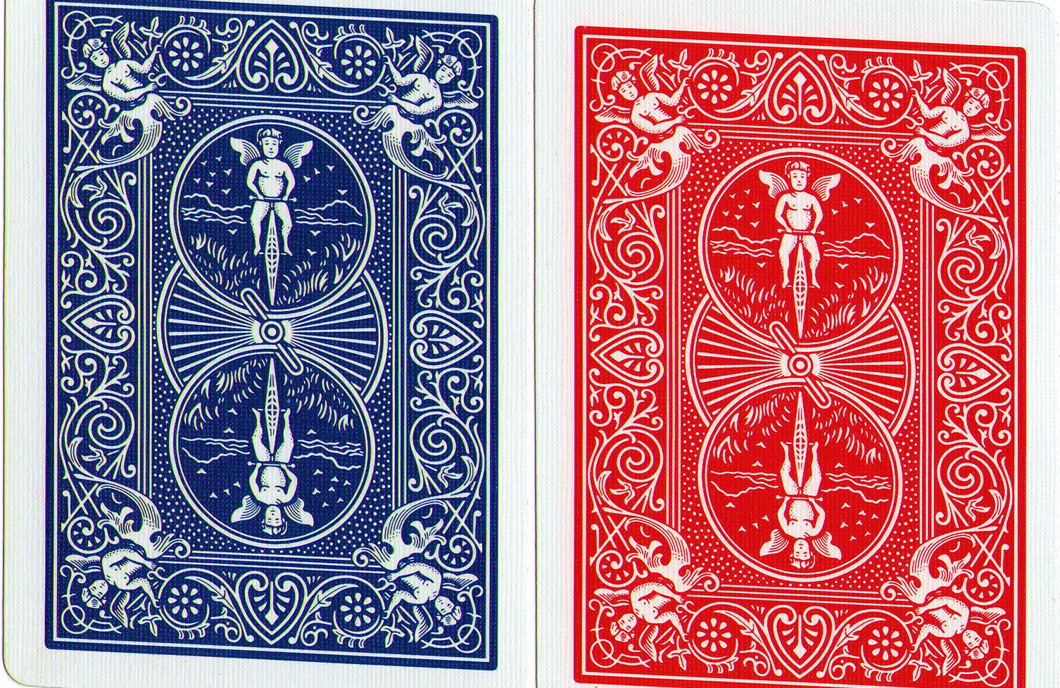 Two Color Play Cards Wallpaper