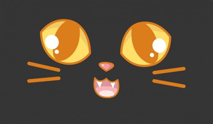 Typical Japanese Cat Illustration HD Wallpaper Desktop Background