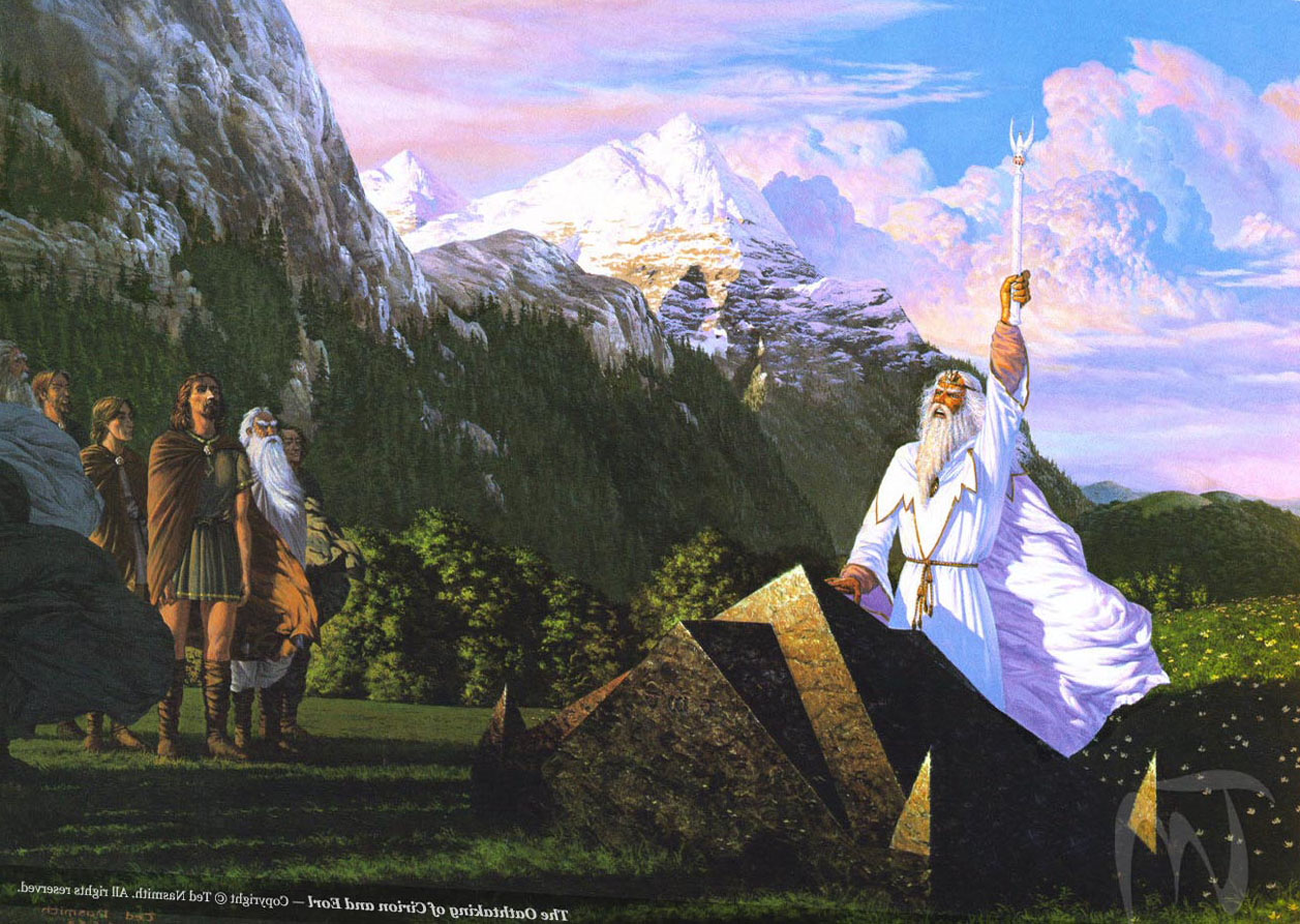 The Oathtaking Of Cirion And Eorl, By Ted Nasmith Wallpaper