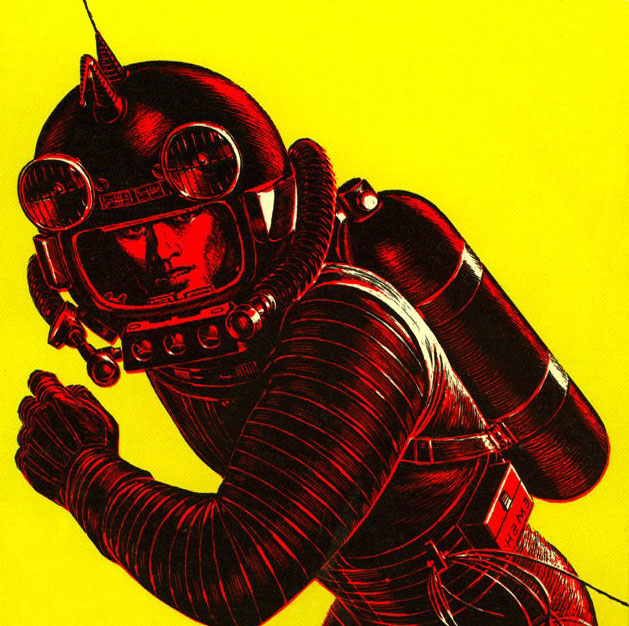 Vintage Astronauts Wallpaper
