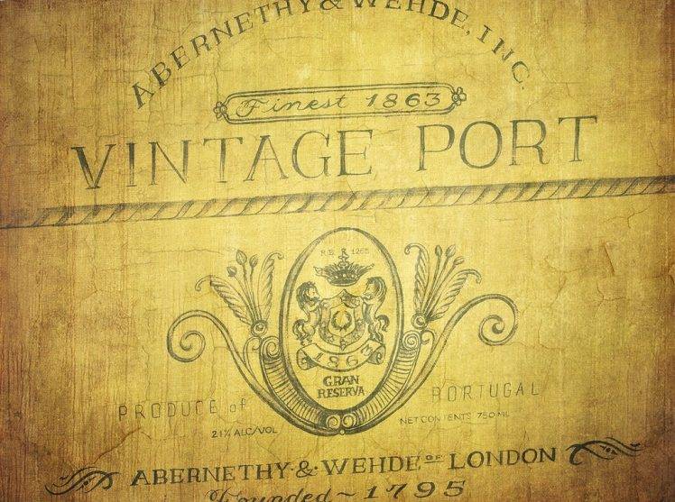 Vintage Port Poster HD Wallpaper Desktop Background