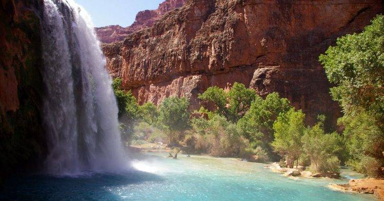 Waterfall At The Arizona HD Wallpaper Desktop Background