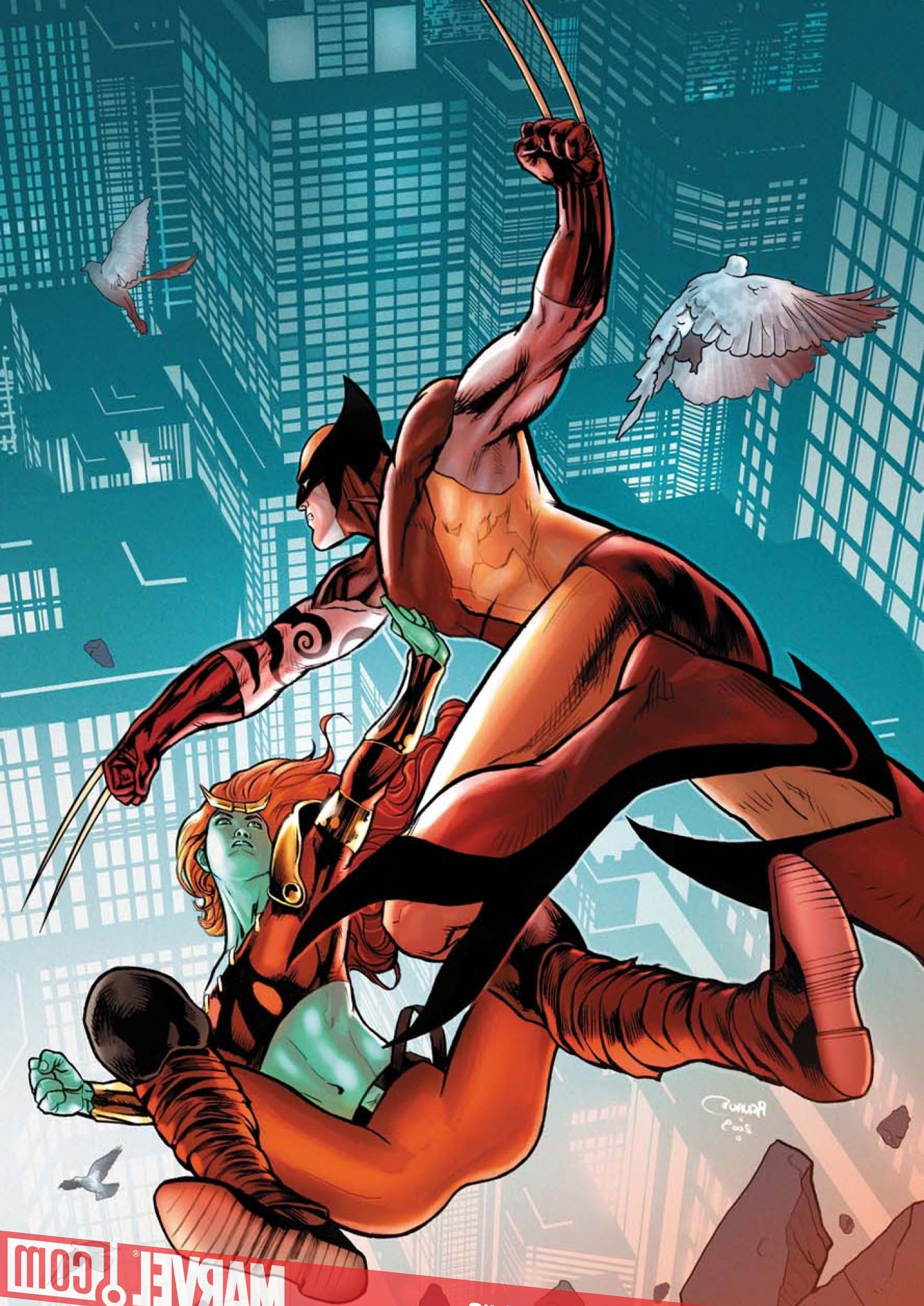 Wolverine She-Hulk Marvel Comics Wallpaper