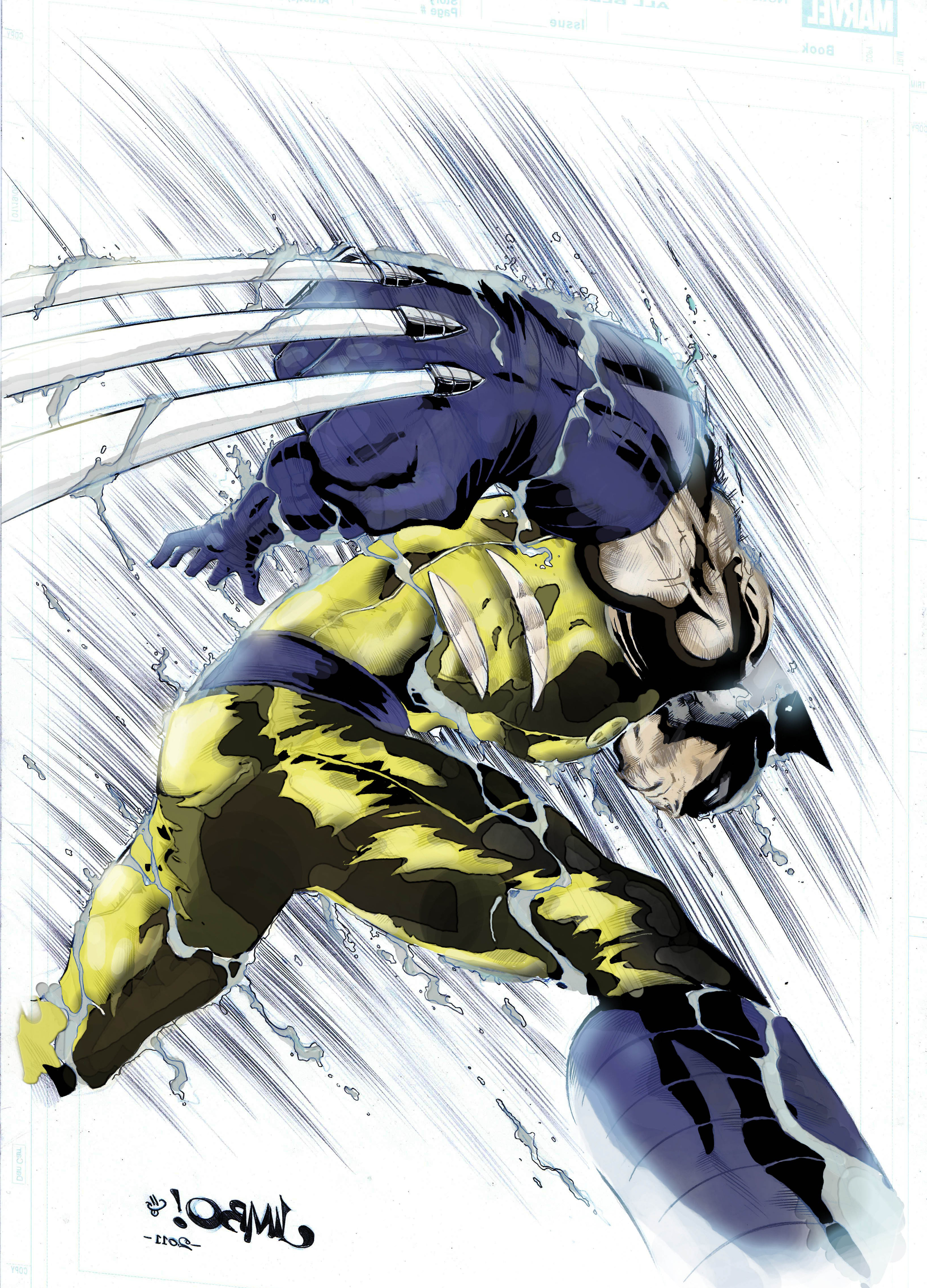 X-Men Wolverine Artwork Wallpaper
