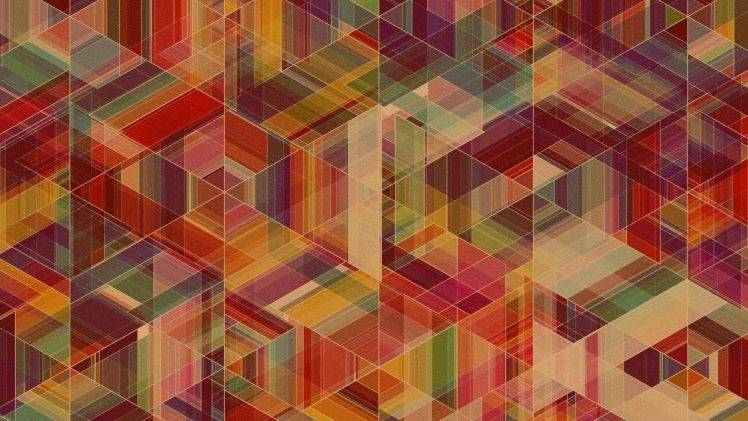 Abstract Multicolor Patterns Simon C_ Page retro wall HD Wallpaper Desktop Background