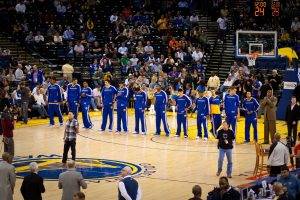 GOLDEN STATE WARRIORS Nba Basketball before the game