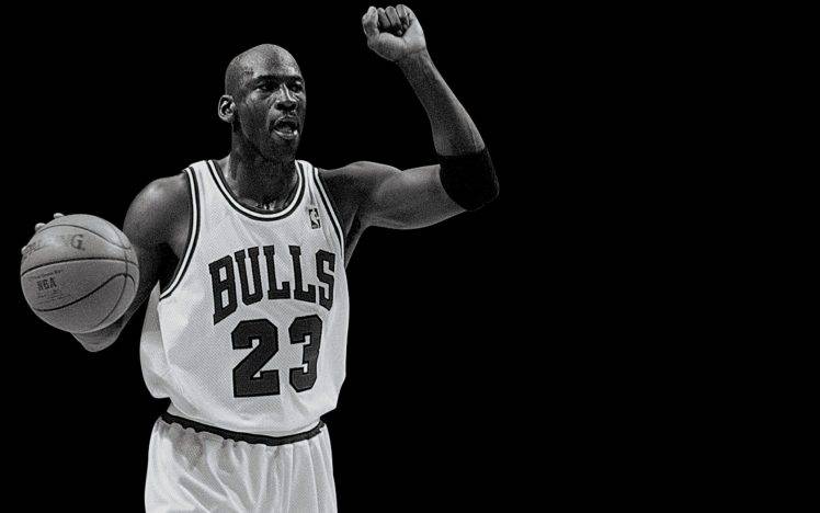Grayscale Nba Basketball Michael Jordan Chicago Bulls grayscale wallpaper HD Wallpaper Desktop Background