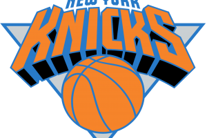 NEW YORK KNICKS Basketball Nba logo wallpaper over white