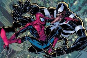 Spiderman Comics Spider-man Superhero fihgting wallpaper