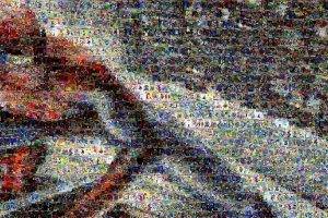 Spiderman Mosaic Marvel Comics Collage Multi Dual Screen   3840×1080 px
