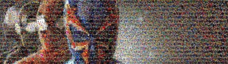Spiderman Mosaic Marvel Comics Collage Multi Dual Screen abstract wallpaper HD Wallpaper Desktop Background