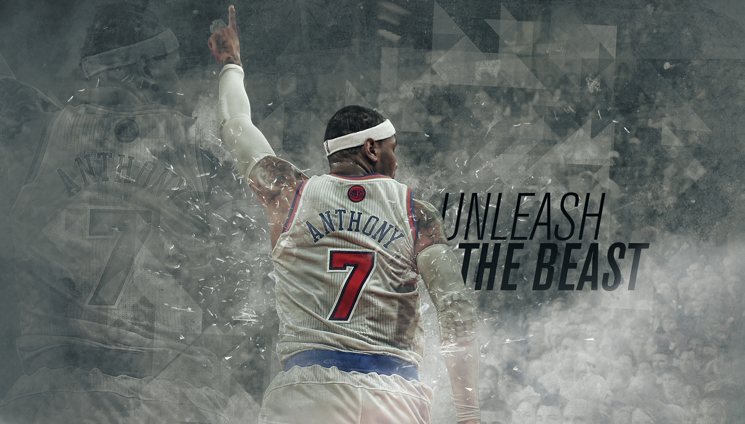 Sports Nba Carmelo Anthony New York Basketball 7 Knicks 2416x1375 px Wallpaper