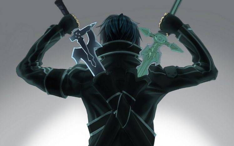 Sword Art Online Anime Warriors Weapons Magic fantasy HD Wallpaper Desktop Background