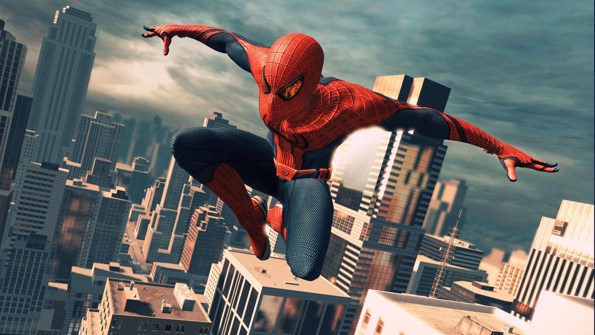 THE AMAZING SPIDER-MAN Spiderman jumping wallpaper Wallpaper