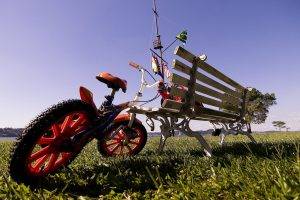 A Bike On The Grass