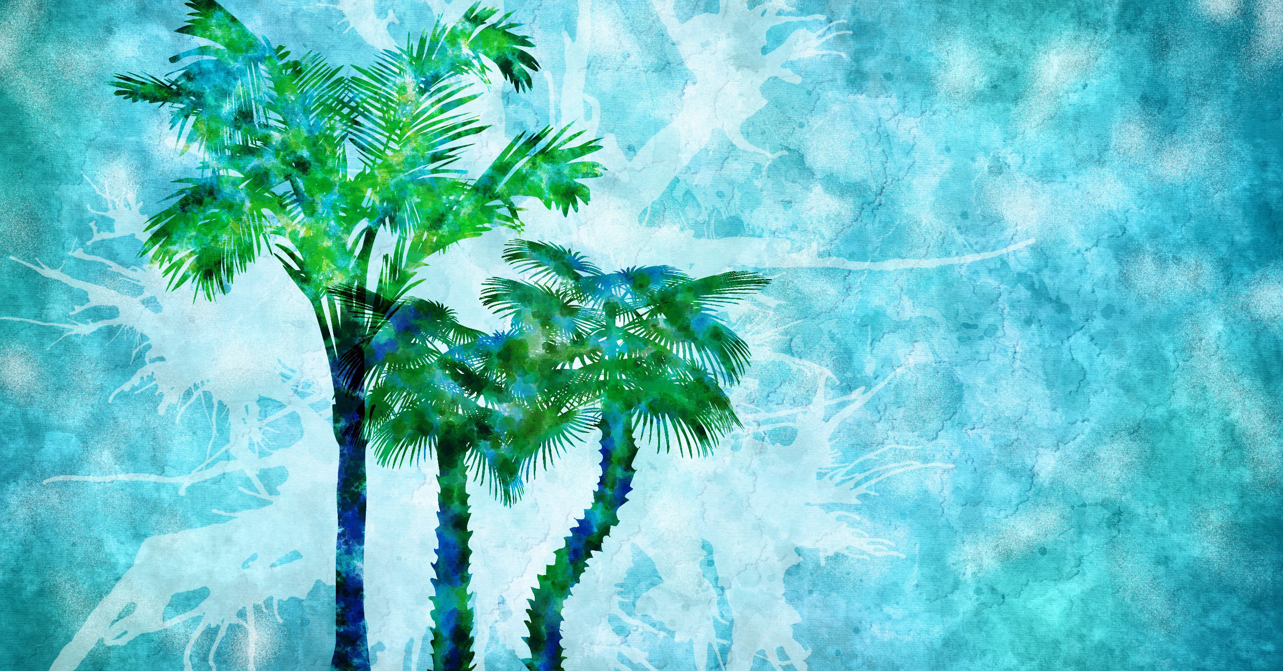Abstract Palms Wallpaper