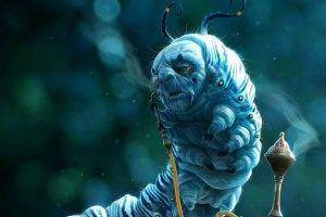 Alice In Wonderland Fantasy Art Creatures Winter Blue Weird Smokes