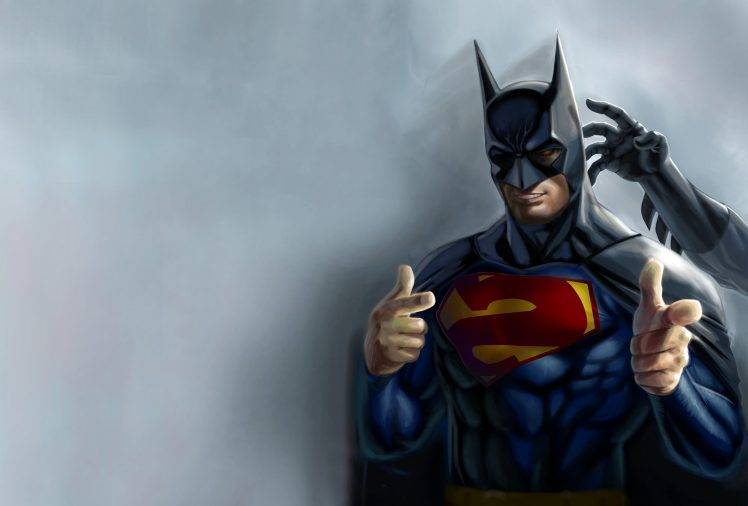 Batman Superman Artwork HD Wallpaper Desktop Background
