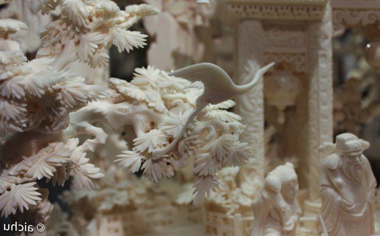 Chinese Ivory Carving HD Wallpaper Desktop Background