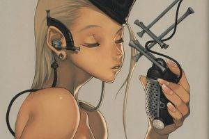 Hyungtae Kim Abstract Woman Sketch Microphone Volume