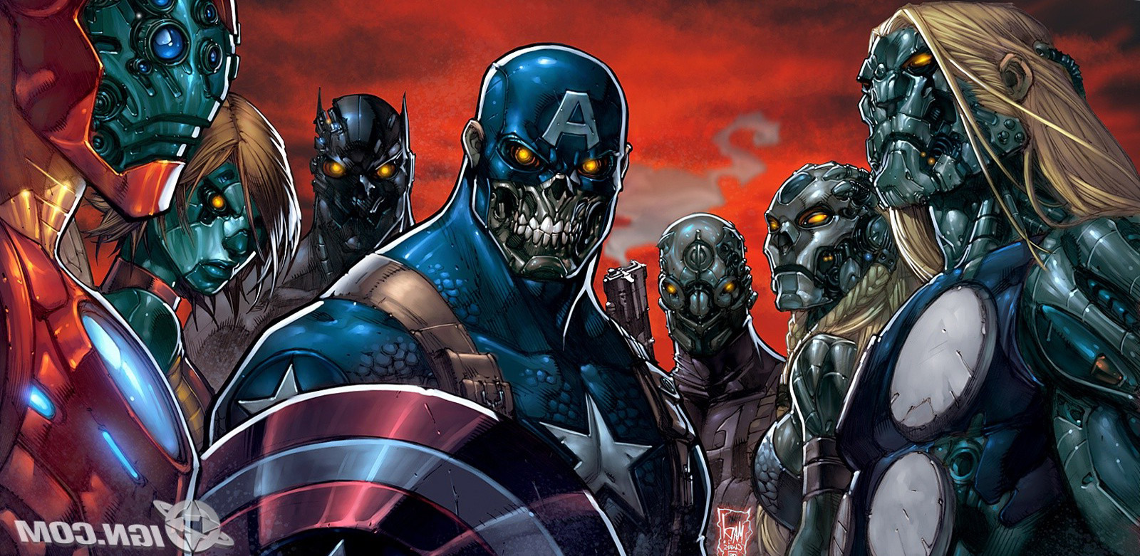 Iron Man Comics Captain America Wolverine Marvel Comics Marvel Zombies Joe Madureira Wallpaper