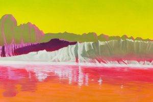 Jonathan Zawara Paintings Mountains Landscapes Trippy Artwork Lakes Traditional Art