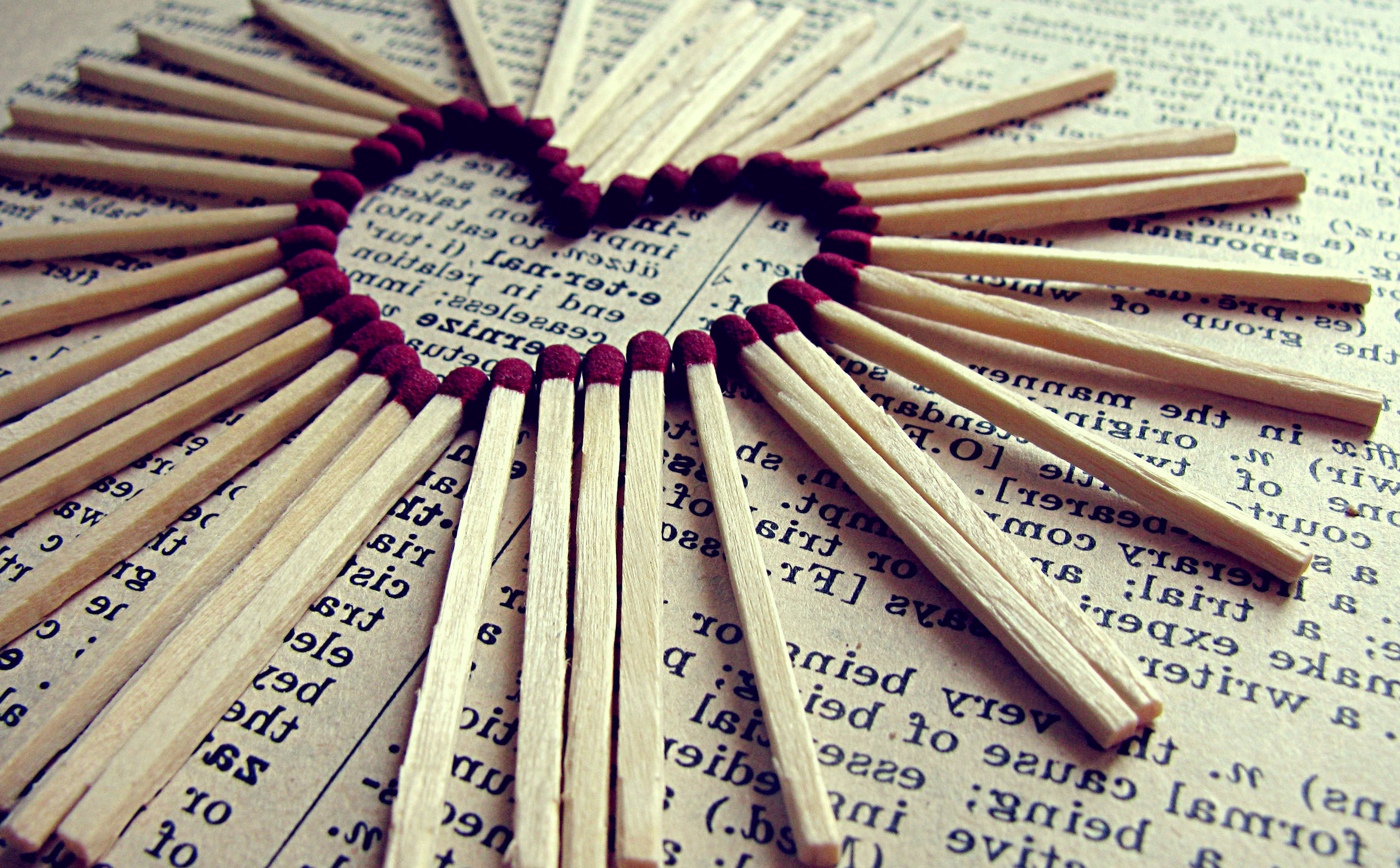 Matchsticks Love Wallpaper