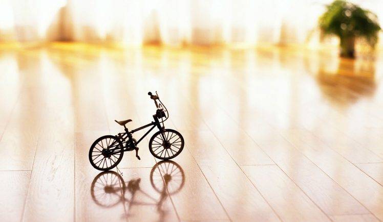 Mini Bicycles On The Table HD Wallpaper Desktop Background