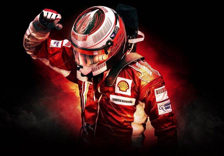 Raikkonen Victory With Ferrari HD Wallpaper Desktop Background