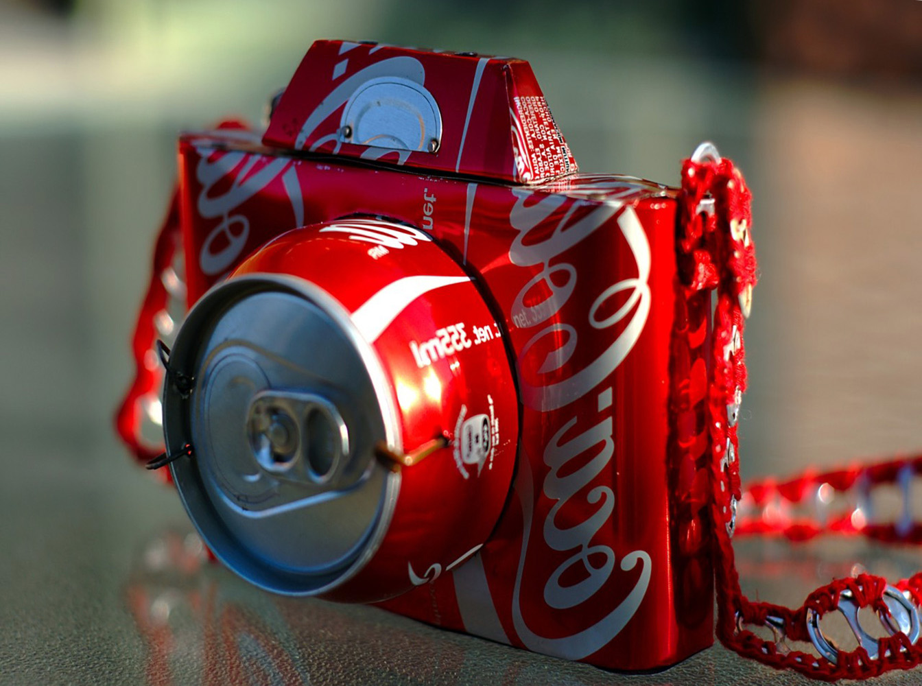 Red Coca-cola Camera Soda Wallpaper