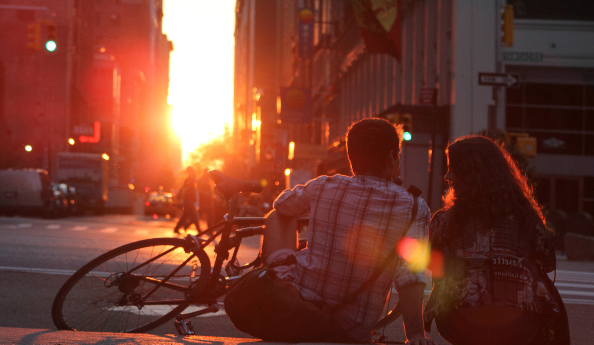 Ride A Bicycles At The Sunshine Wallpaper