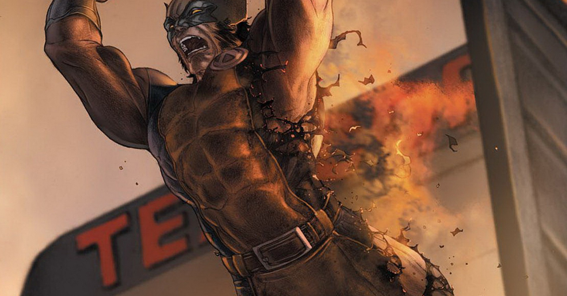 Second Coming Uniforms Comics XMen Wolverine Fire Marvel Comics Burning Wallpaper