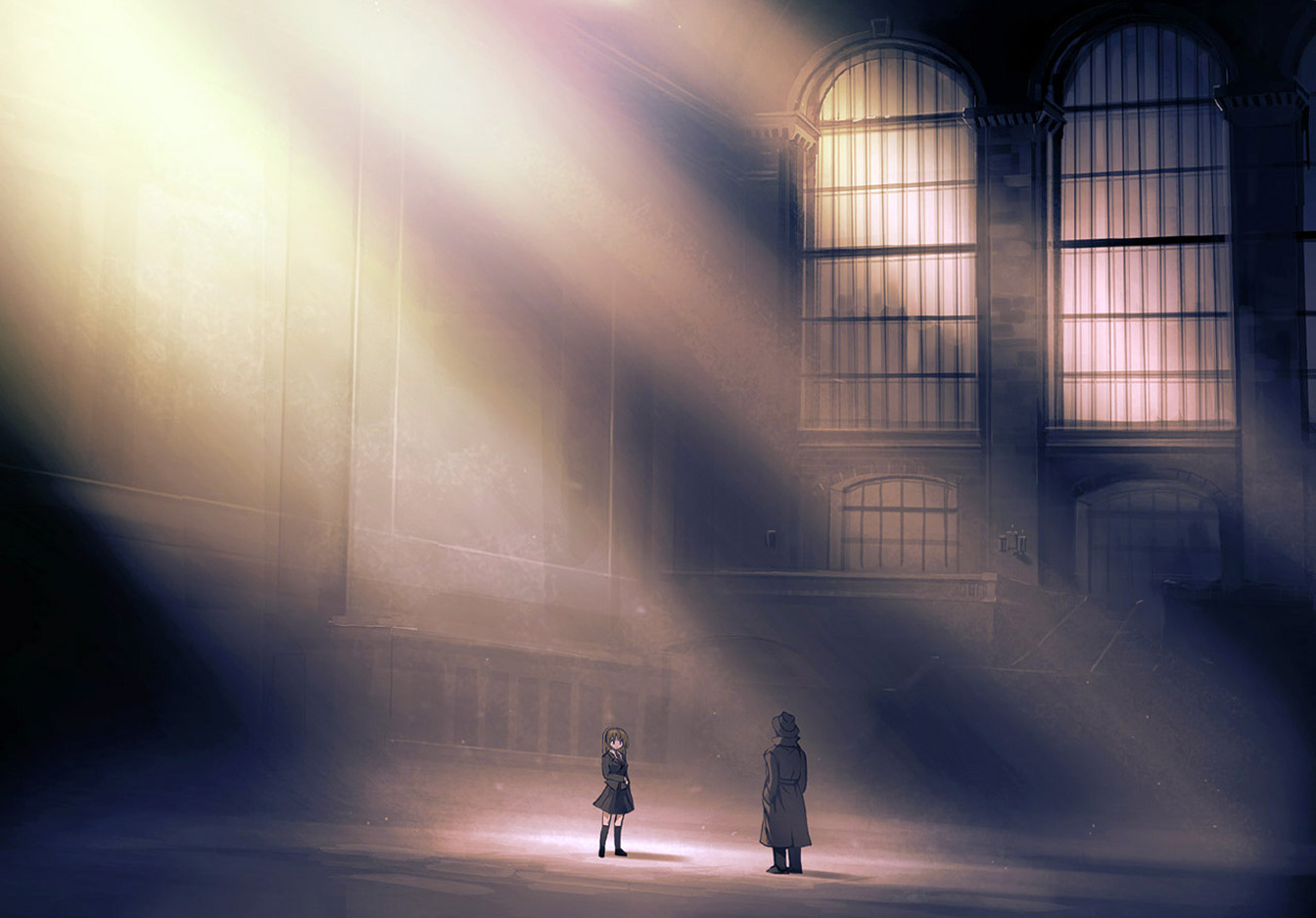 Sepia-Anime Wallpaper