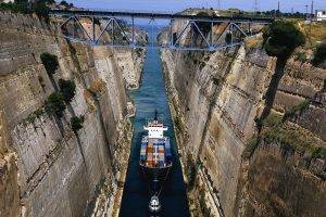 Ship Bridges In Greece