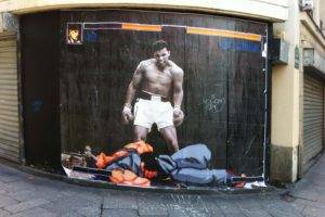 Street Fighter Fight Funny Graffiti Boxing Muhammad Ali Street Art Utopia Paris Video Games Humor
