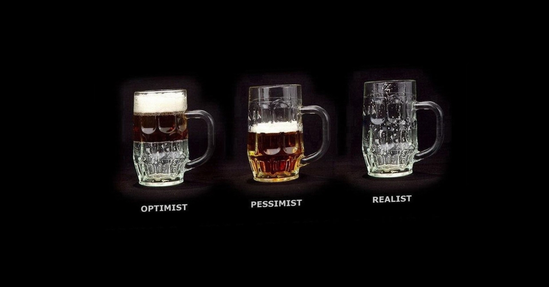 Three Glass Of Beer Wallpaper