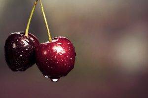 Two Cherries Hanging
