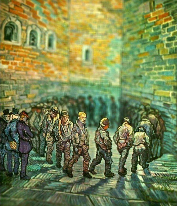 Vincent Van Gogh Tiltshift People On The Line HD Wallpaper Desktop Background